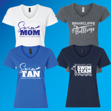 Briarcliffe Swim TEAM Ladies V-Neck